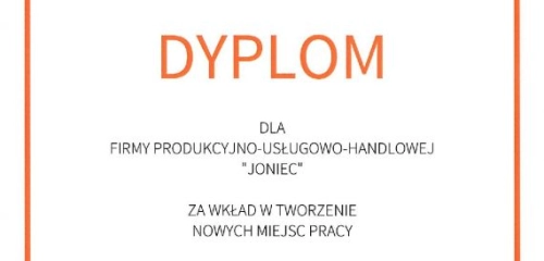 Dyplom uznania