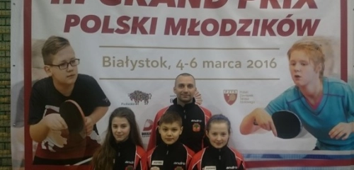 Trwa III Grand Prix Polski Młodzików w tenisie stołowym.