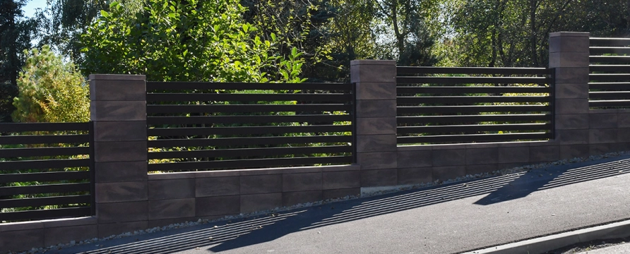 ROMA Horizon magnetyt – przyciągające wzrok ogrodzenie betonowe w Świętokrzyskiem
