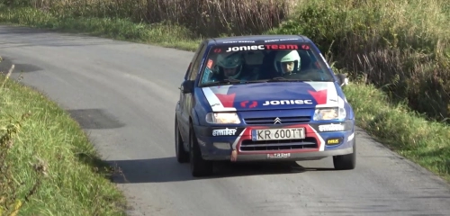 Udany rajd załogi JONIEC Rally Team - Mech/Dudziak w Jaśle